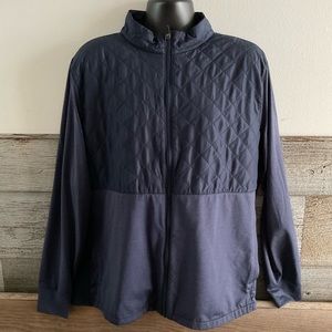 Straight Down navy quilted golf jacket size XXL (L1)